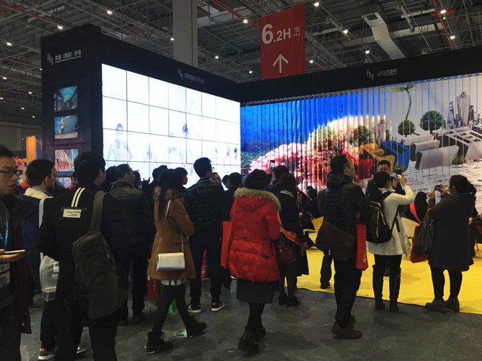 洪海光電上海廣告展會現場 洪海光電上海廣告展會現場